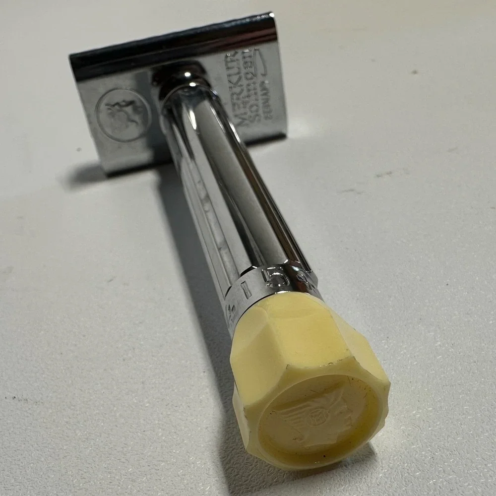 MERKUR Adjustable‎ Safety Razor Made in Solingen Germany Vtg 1970's RARE